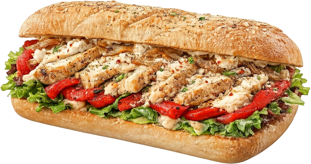 Pelican Bistro grilled chicken sub sandwich